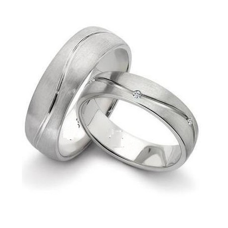 Srebrna prstana "Wave"