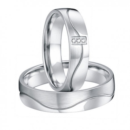 Srebrna prstana "On my knee"