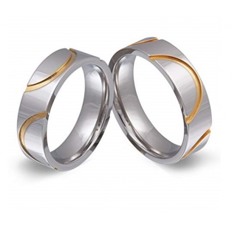 Srebrna prstana s pozlato "Nali Z258"