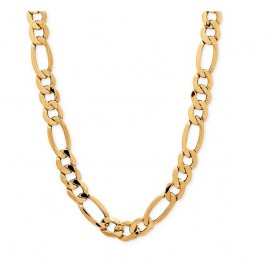 Srebrna moška verižica s pozlato