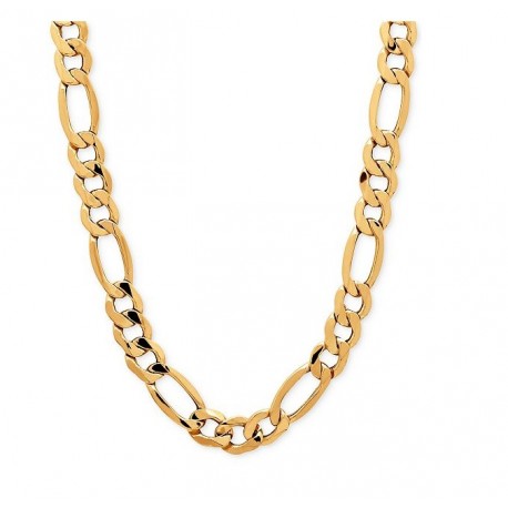 Srebrna moška verižica s pozlato