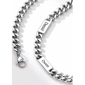 Srebrna zapestnica moška 5 mm