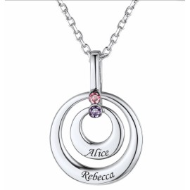 Srebrna verižica "Krog2"