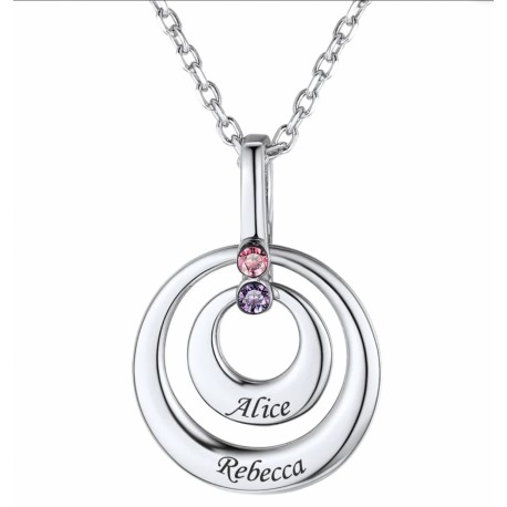 Srebrna verižica "Krog2"