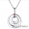 Srebrna verižica "Krog2"